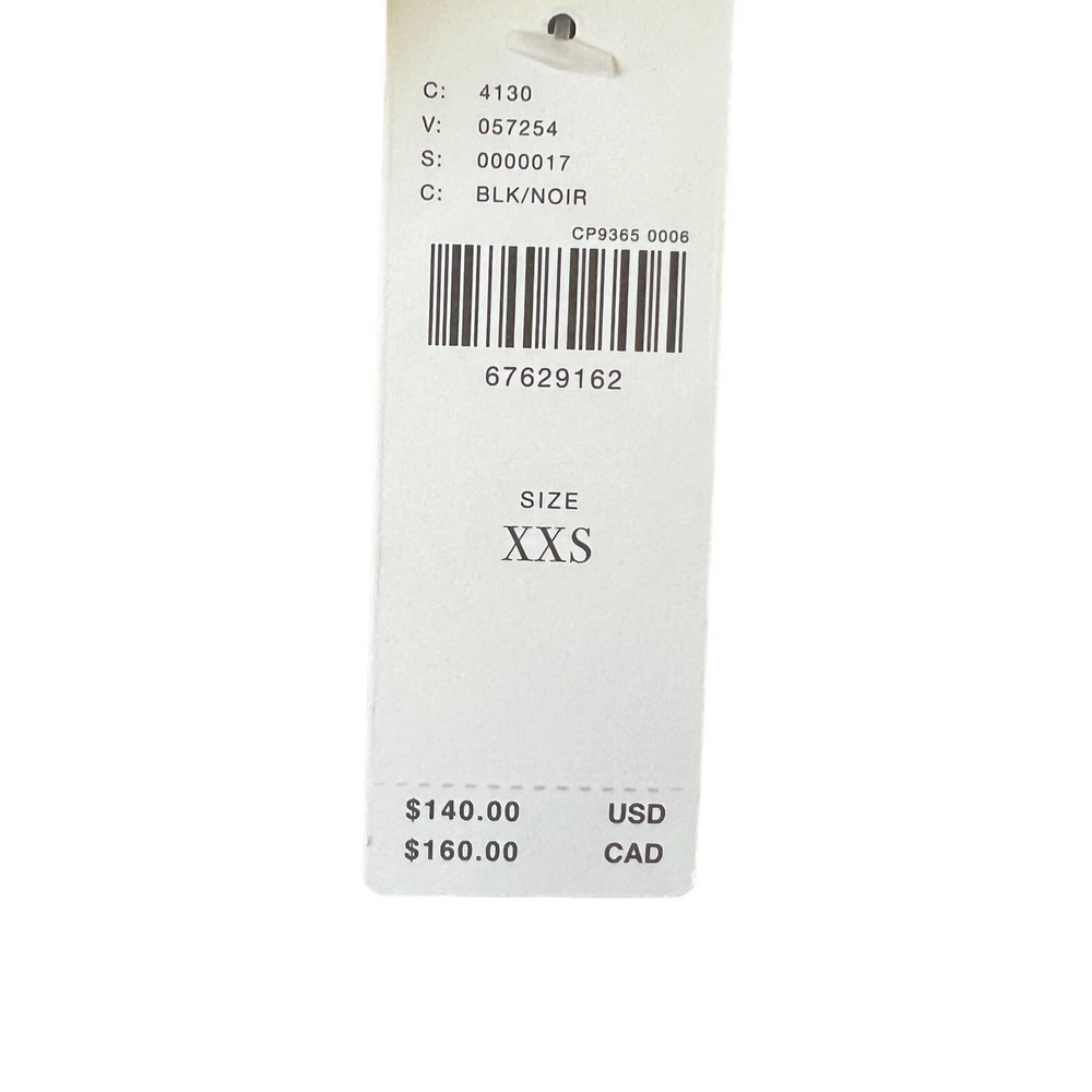 Anthropologie Black NWT Wrap Dress with Sash and Sleeveless Turkey Polyester XXS - Picture 4 of 8